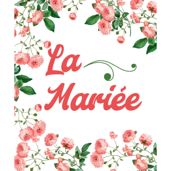 Design La mariée — cadre de roses