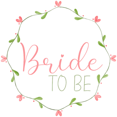 Design témoin et demoiselle d'honneur — Bride to be — fleurs douces