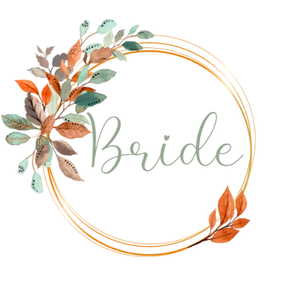 Design témoin et demoiselle d'honneur — Bride — eucalyptus orange