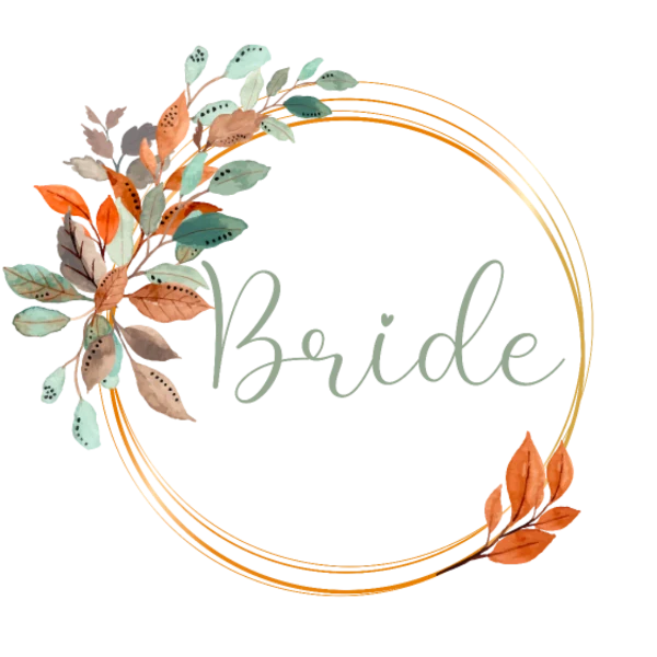Design bachelor party — Bride — eucalyptus orange