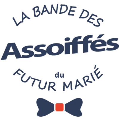 Design futur marié EVG — La bande des assoiffés du futur marié