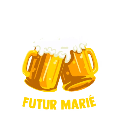 Design futur marié EVG — Team futur marié — chopes et cornes