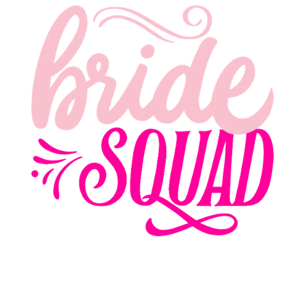 Design bachelor party — Bride Squad — rose