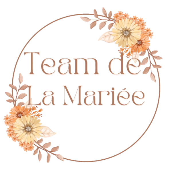 Design EVJF future mariée — Team de la mariée — fleurs orange