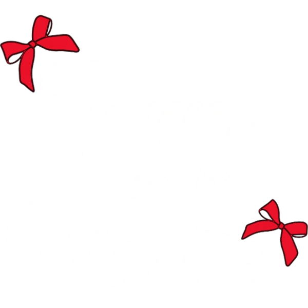 Design Team de la mariée — nœuds rouges, blanc