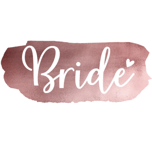 Design Bride — coup de pinceau rose gold