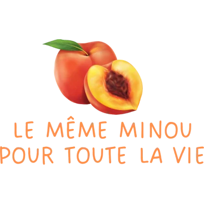 Design futur marié EVG — Le même minou pour toute la vie — pêches