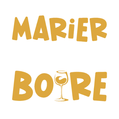 Design futur marié EVG — Il va se marier, nous on est juste là pour boire — jaune