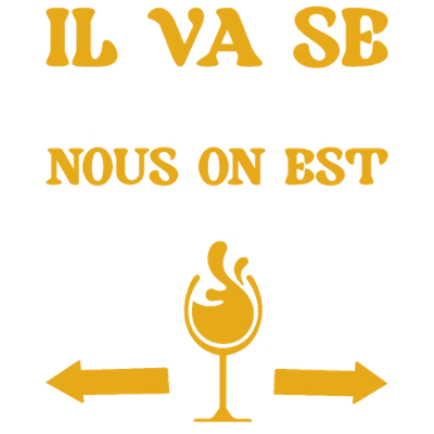 Design futur marié EVG — Il va se marier, nous on est juste là pour boire — blanc