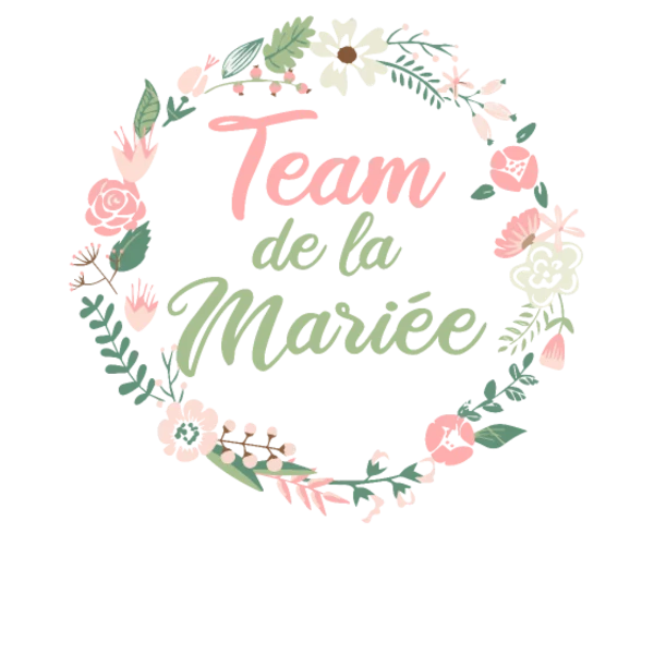 Design Team de la mariée — couronne pastel