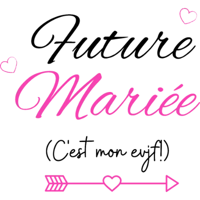 Design témoin et demoiselle d'honneur — Future mariée — c’est mon EVJF