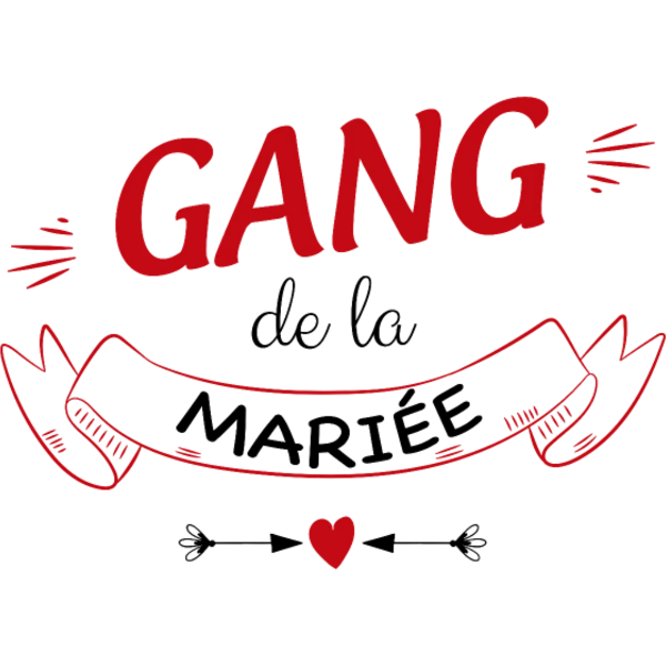 Design Gang de la mariée — ruban et flèches