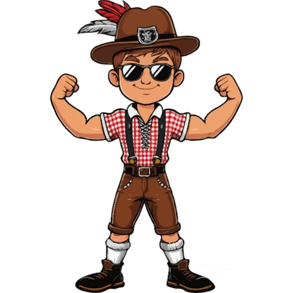 Design EVG bavarois — lederhosen