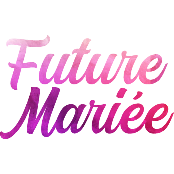 Design Future mariée — dégradé rose