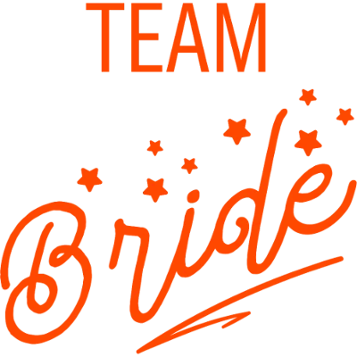 Design EVG EVJF Team Bride — orange