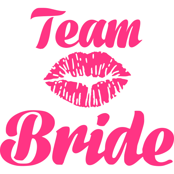 Design Team Bride — lèvres fuchsia