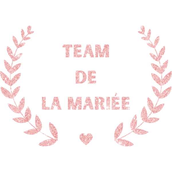 Design Team de la mariée — lauriers rose gold