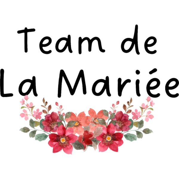 Design Team de la mariée — bouquet de fleurs rouges