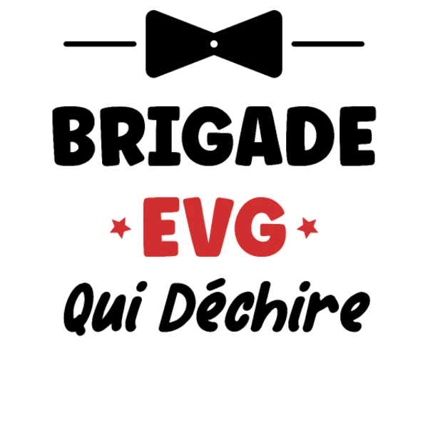 Design Brigade EVG qui déchire — nœud papillon noir