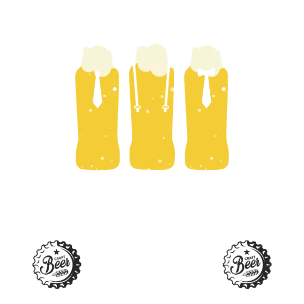 Design team du marié EVG — Équipe du marié — trois bouteilles