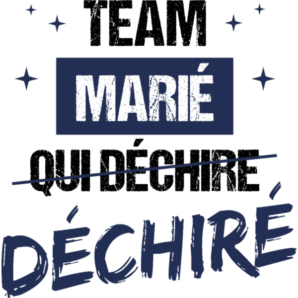 Design Team marié qui déchire — déchiré