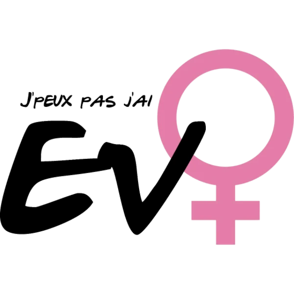 Design J’peux pas, j’ai EVJF — symbole féminin