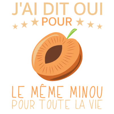 Design futur marié EVG — J’ai dit oui pour le même minou toute la vie