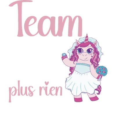 Design témoin et demoiselle d'honneur — Team EVJF, plus rien est sous contrôle