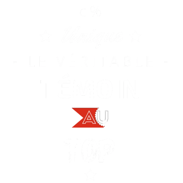 Design Le véritable témoin au top