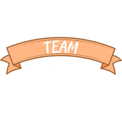 Design EVG EVJF Team Bride — banderole pêche, lettres blanches