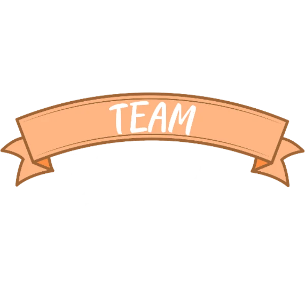 Design EVJF future mariée — Team Bride — banderole pêche, lettres blanches