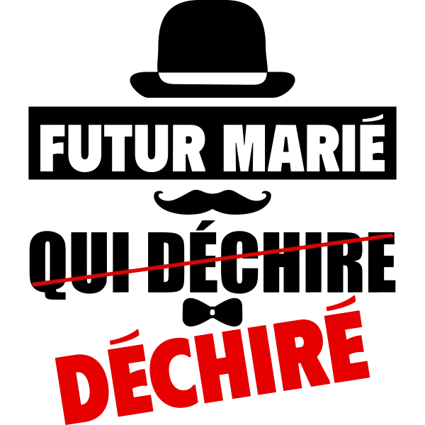 Design team du marié EVG — Futur marié qui déchire — déchiré