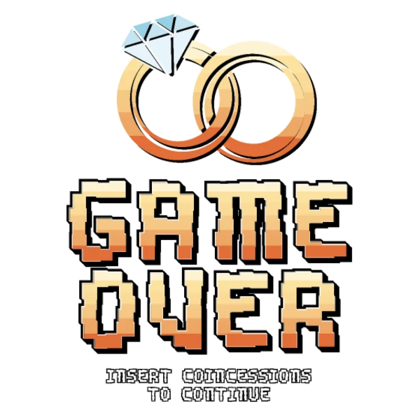 Design EVJF future mariée — Game over — alliances pixel
