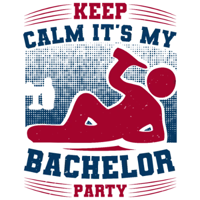 Design EVG EVJF KEEP CALM IT’S MY BACHELOR PARTY