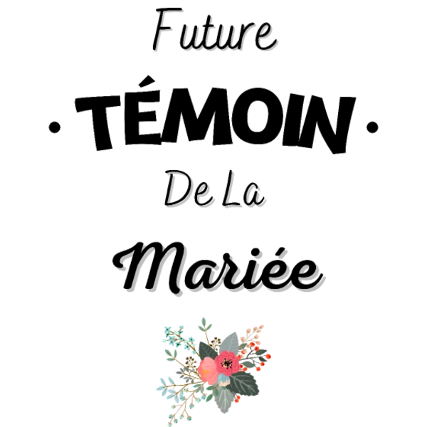 Design Futur témoin de la mariée — demande de témoin