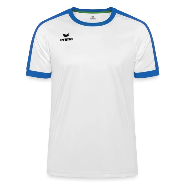 Lama-riée sur Maillot Retro Star Erima unisexe, blanc/bleu royal
