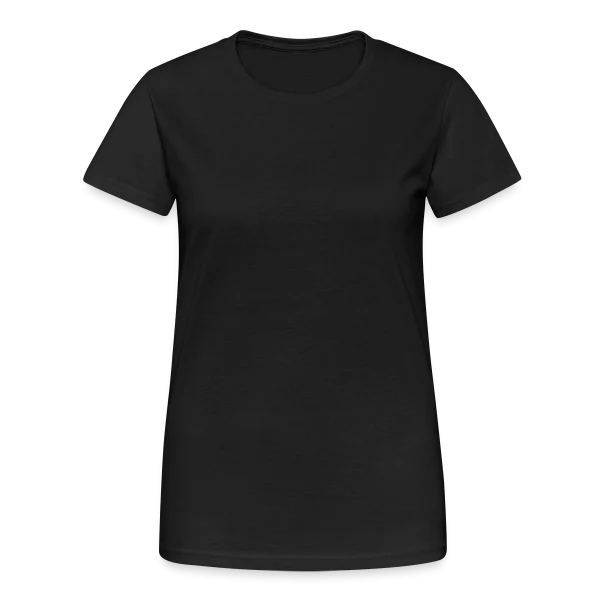 Témoin de la mariée — couronne dorée sur T-shirt Gildan épais femme, noir