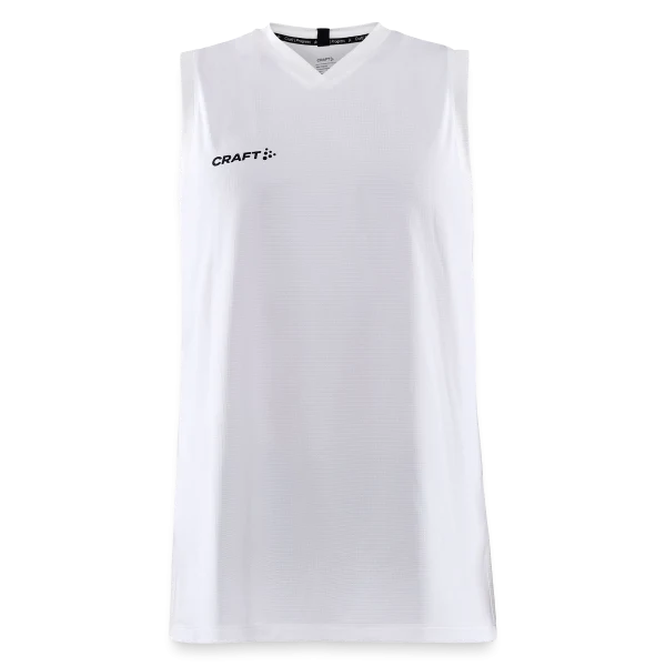 EVG en cours — moustache bleue sur Maillot de basket Progress CRAFT Enfant, blanc