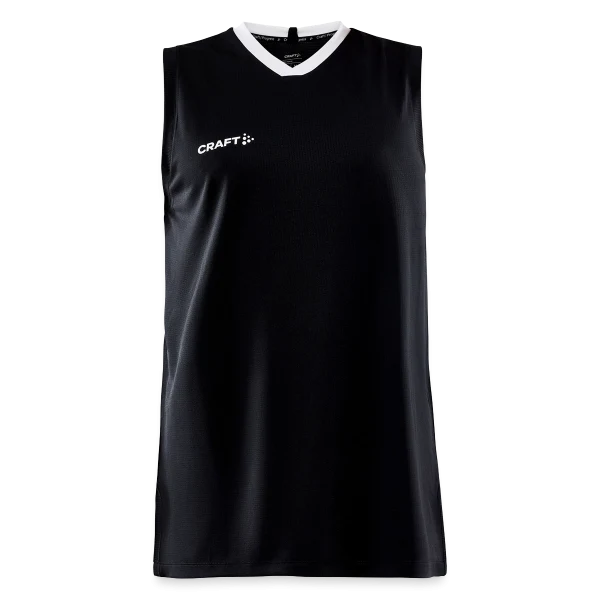 Team Groom — squelette en haut-de-forme, blanc sur Maillot de basket Progress CRAFT Homme, noir