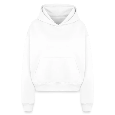 Sweat à capuche cropped oversize femme SPREAD à personnaliser