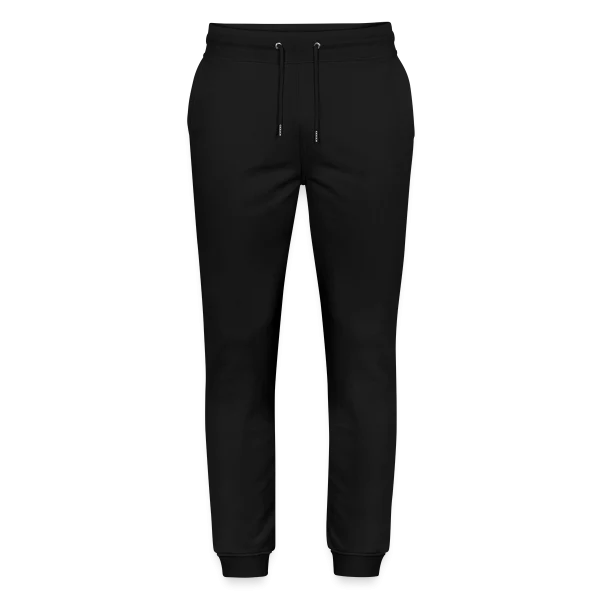 Team Groom — squelette en haut-de-forme, blanc sur Pantalon de jogging bio MOVER Stanley/Stella unisexe, noir