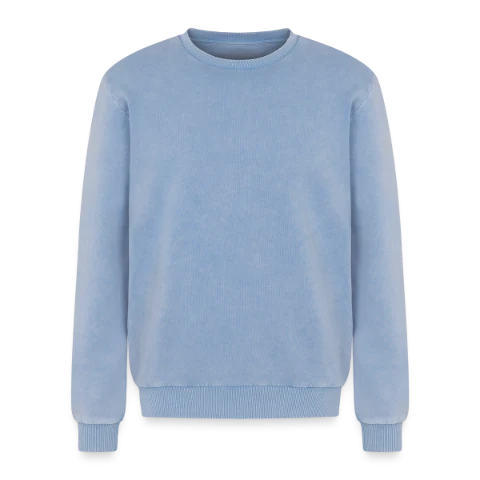 Sweatshirt unisexe Premium acid-wash en coton à personnaliser