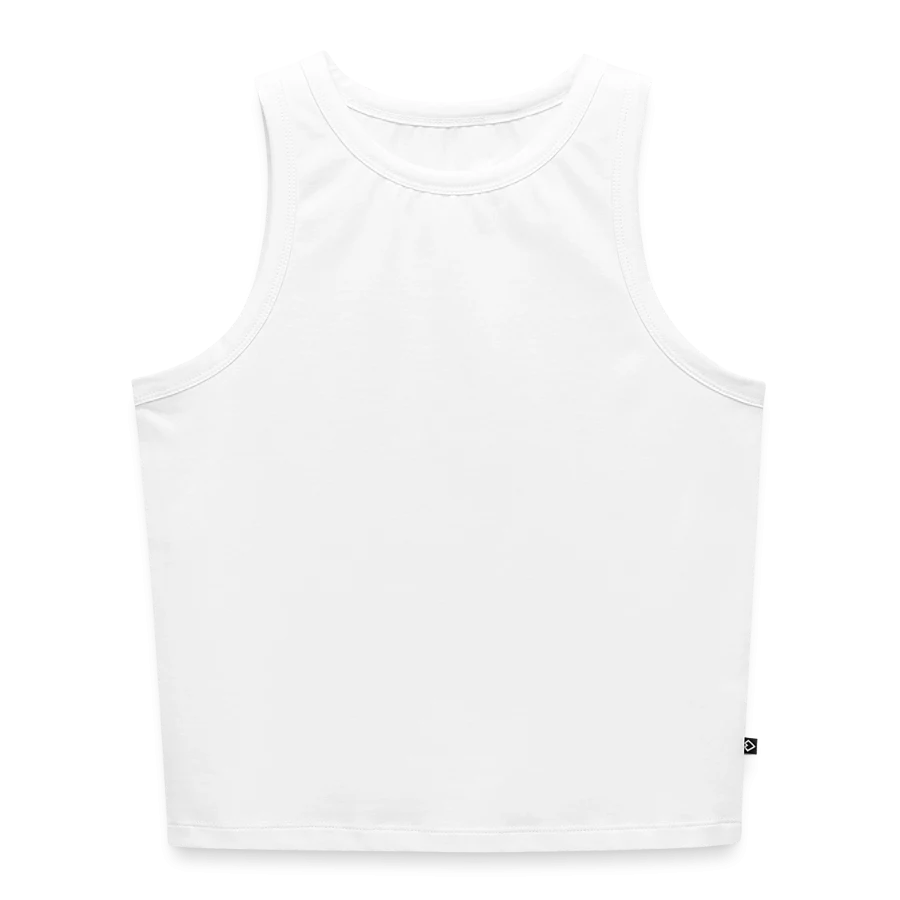 Débardeur cropped femme bio — support sans motif