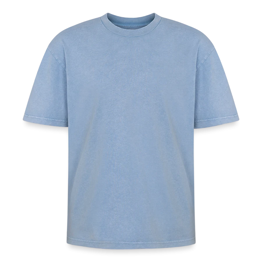 T-shirt Premium unisexe oversize acid-washed — support sans motif