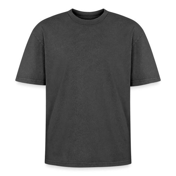 Game over — derniers jours de liberté sur T-shirt Premium unisexe oversize acid-washed, noir délavé acide