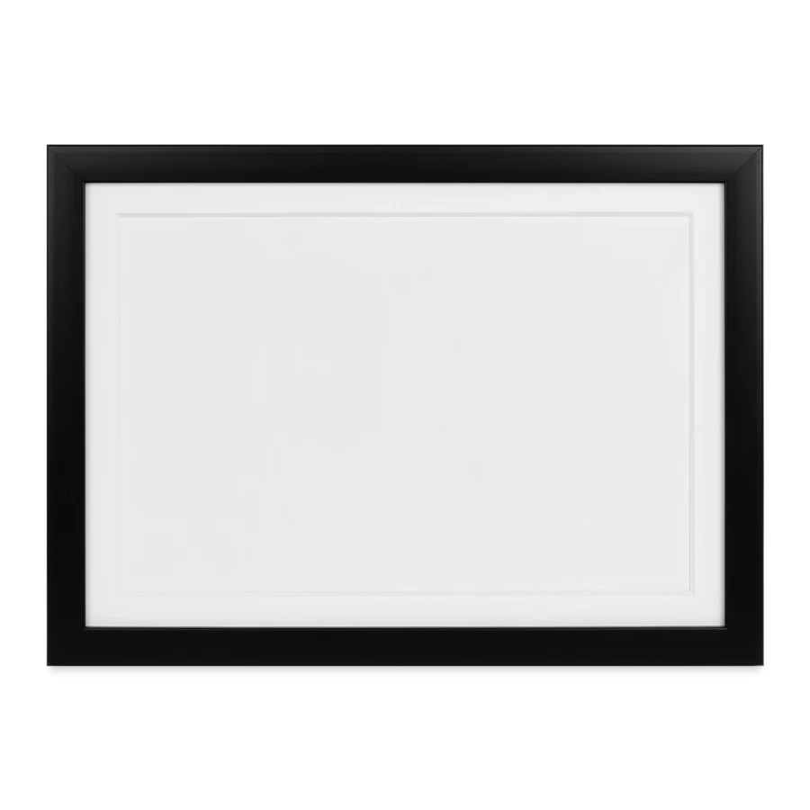 Affiche encadrée (37 × 27 cm) — support sans motif