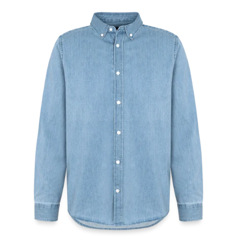 Chemise en denim homme bio Stanley/Stella à personnaliser