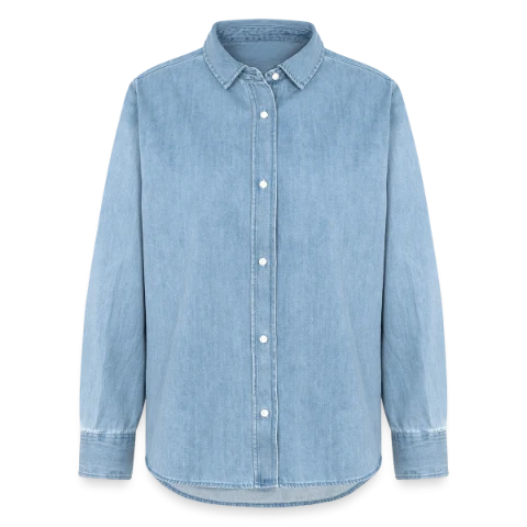 Chemise en denim femme bio Stanley/Stella à personnaliser