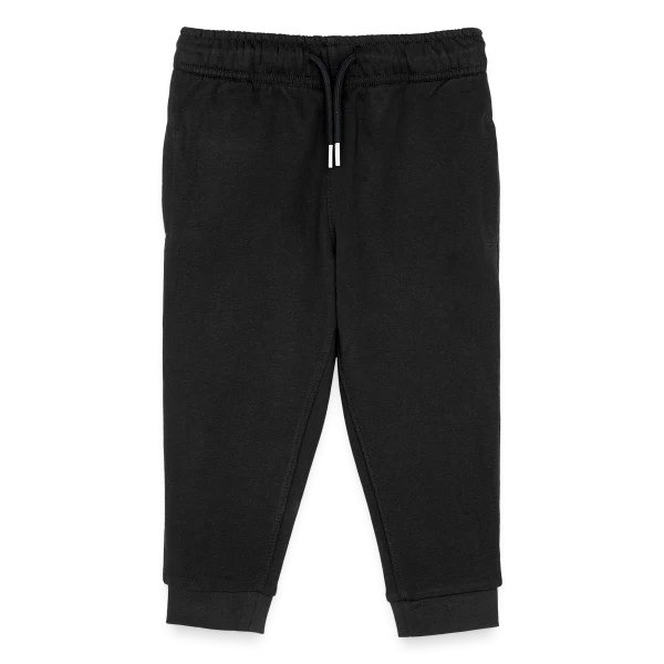 Team du marié — cravate blanche sur Pantalon de jogging enfant bio Stanley/Stella, noir