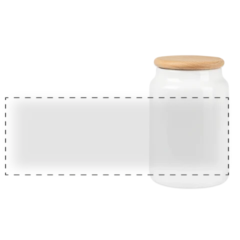 Boîte à biscuits avec couvercle en bois à personnaliser